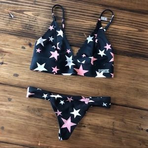 PINK Star Bra & Thong